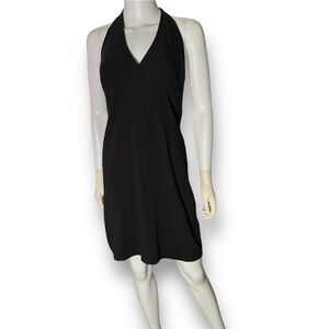 Ralph Lauren Classic Black Halter Mini Dress